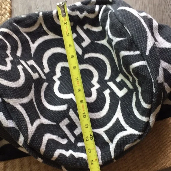 Large (2) collapsible storage bins 16.5 h x 16 deep Jute + Cotton​-- a pair - Picture 7 of 11